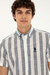 Mens Shirt Navy Blue