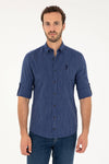 Mens Shirt Navy Blue
