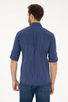 Mens Shirt Navy Blue