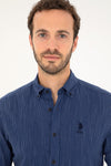 Mens Shirt Navy Blue