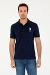 Mans Basic Polo Shirt Navy Blue