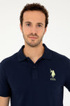 Mans Basic Polo Shirt Navy Blue