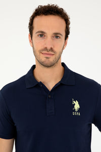 Mans Basic Polo Shirt Navy Blue