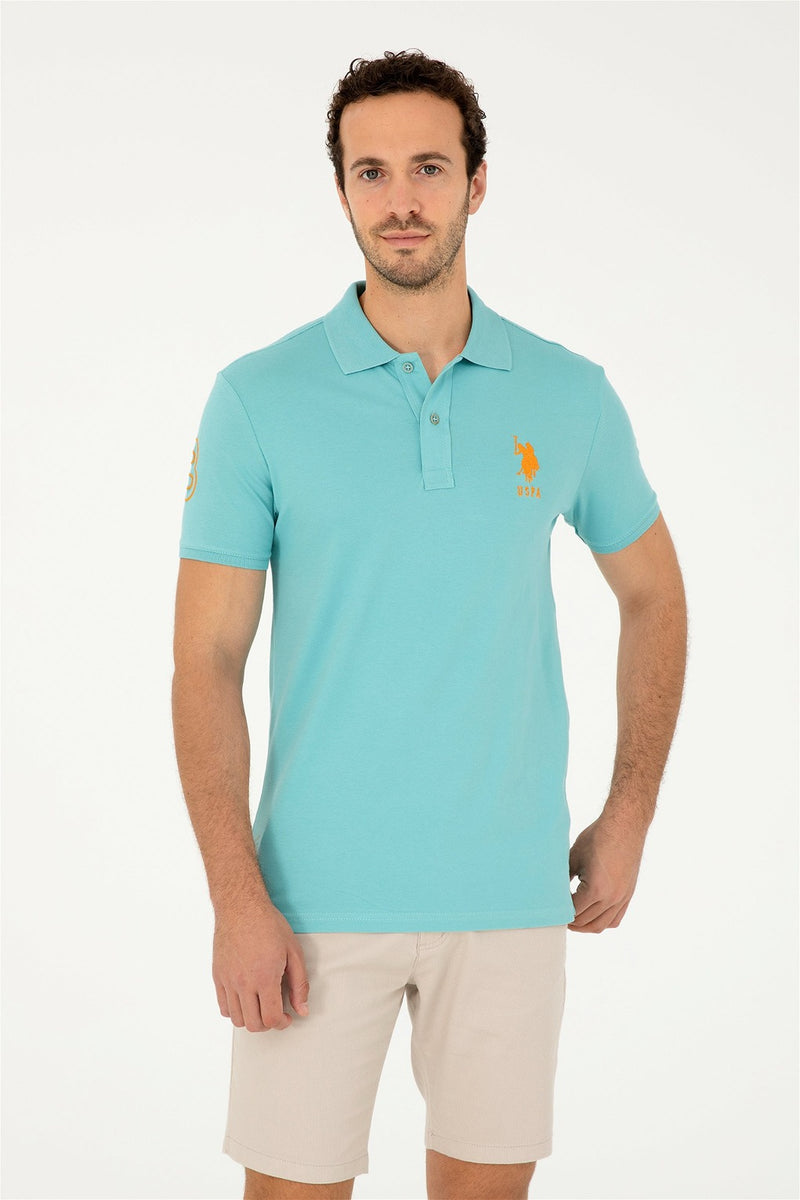 Mens Basic Polo Shirt Green