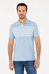 Mans Polo Shirt Light Blue
