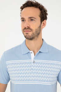 Mans Polo Shirt Light Blue