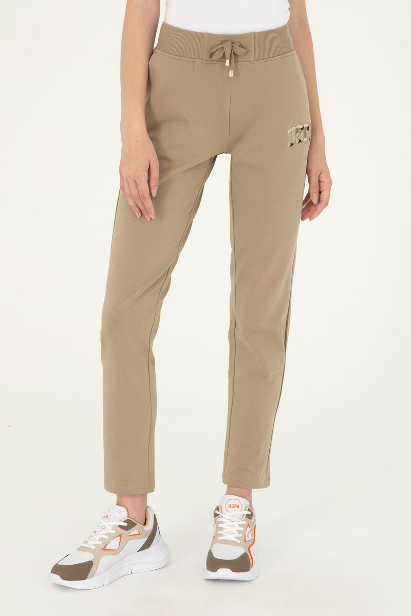Womens Ladies Sweatpants Khaki