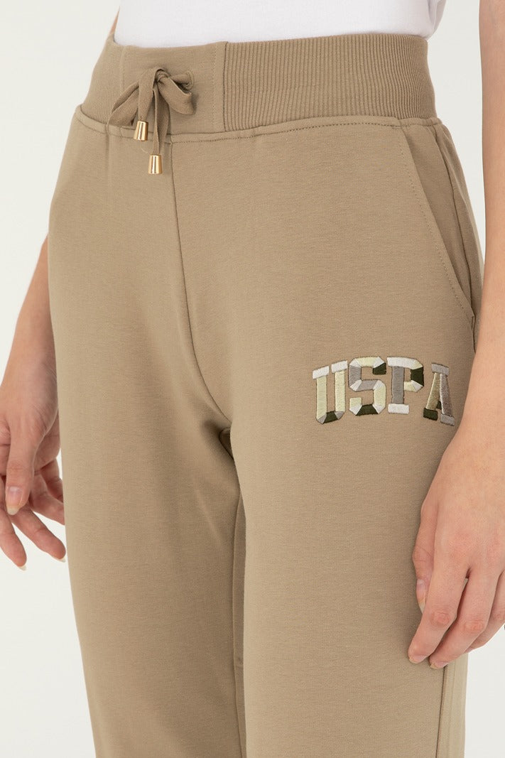Womens Ladies Sweatpants Khaki