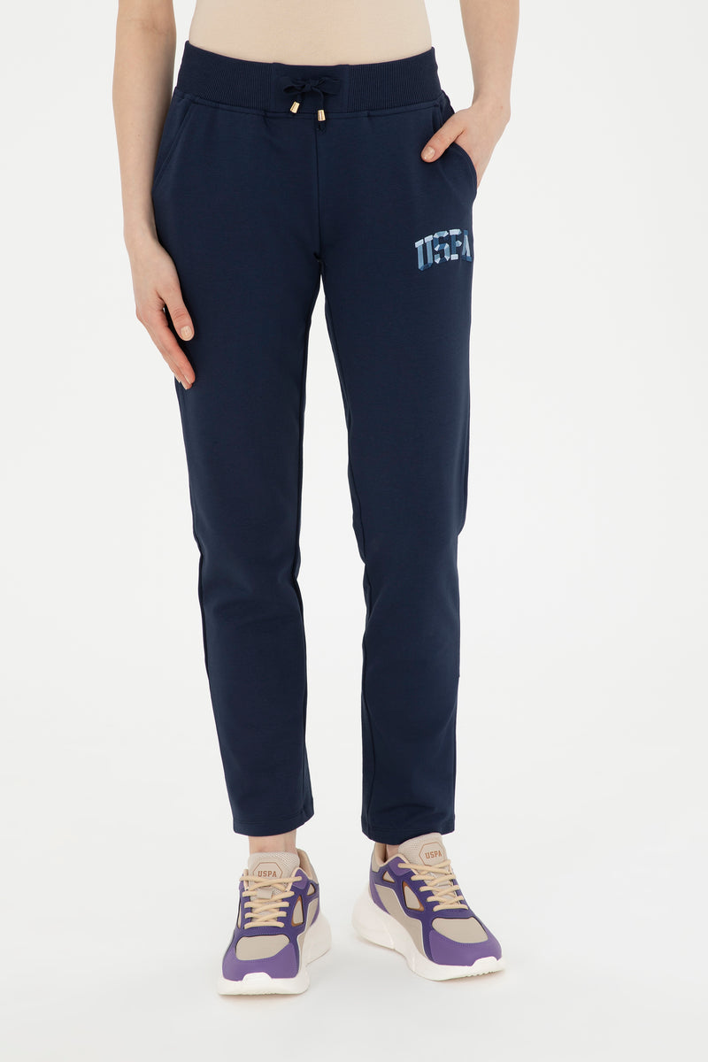 Womans Ladies Sweatpants Navy Blue