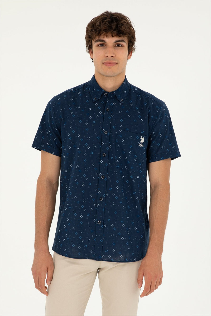 Mens Shirt Navy Blue