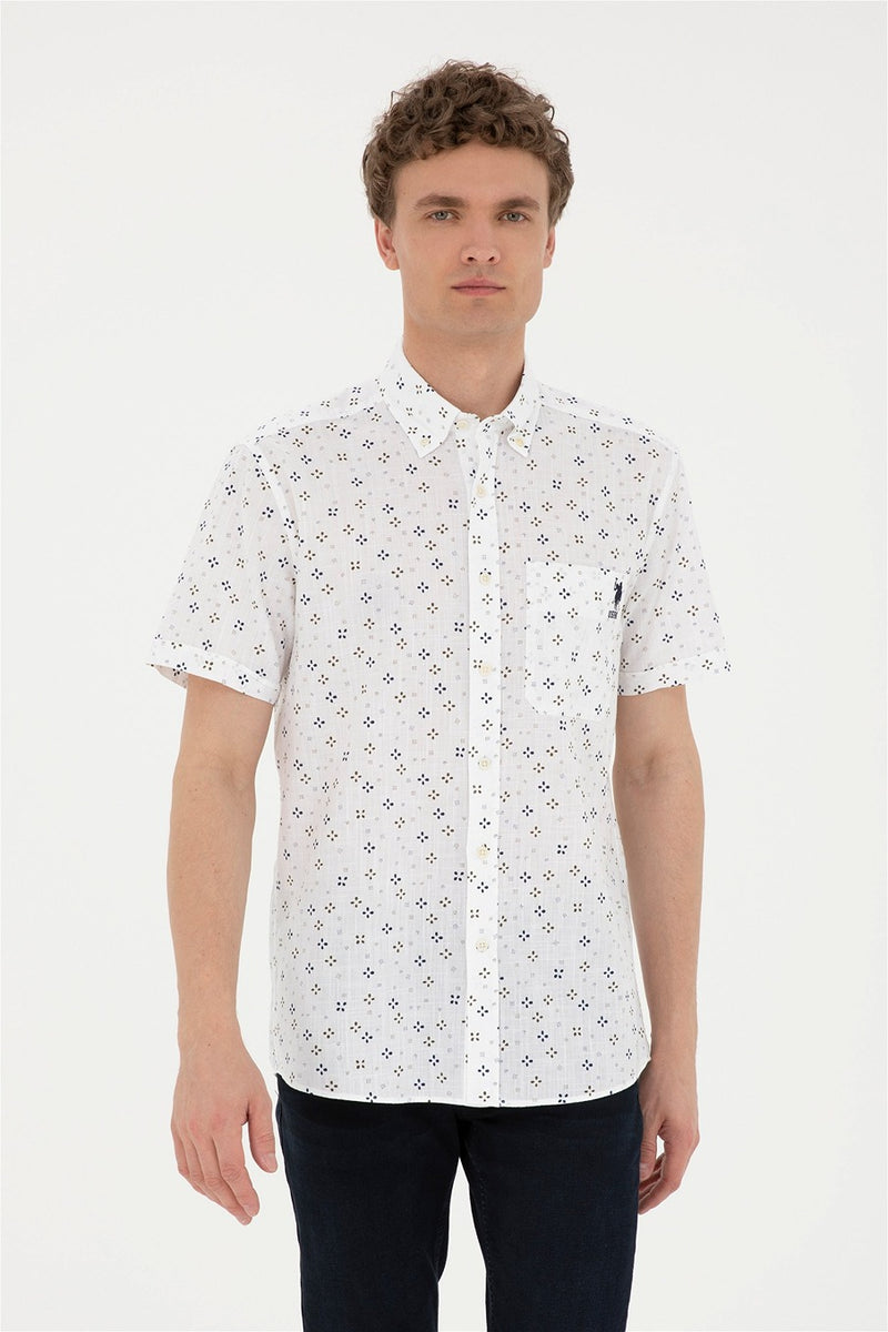 Mens Shirt Ecru