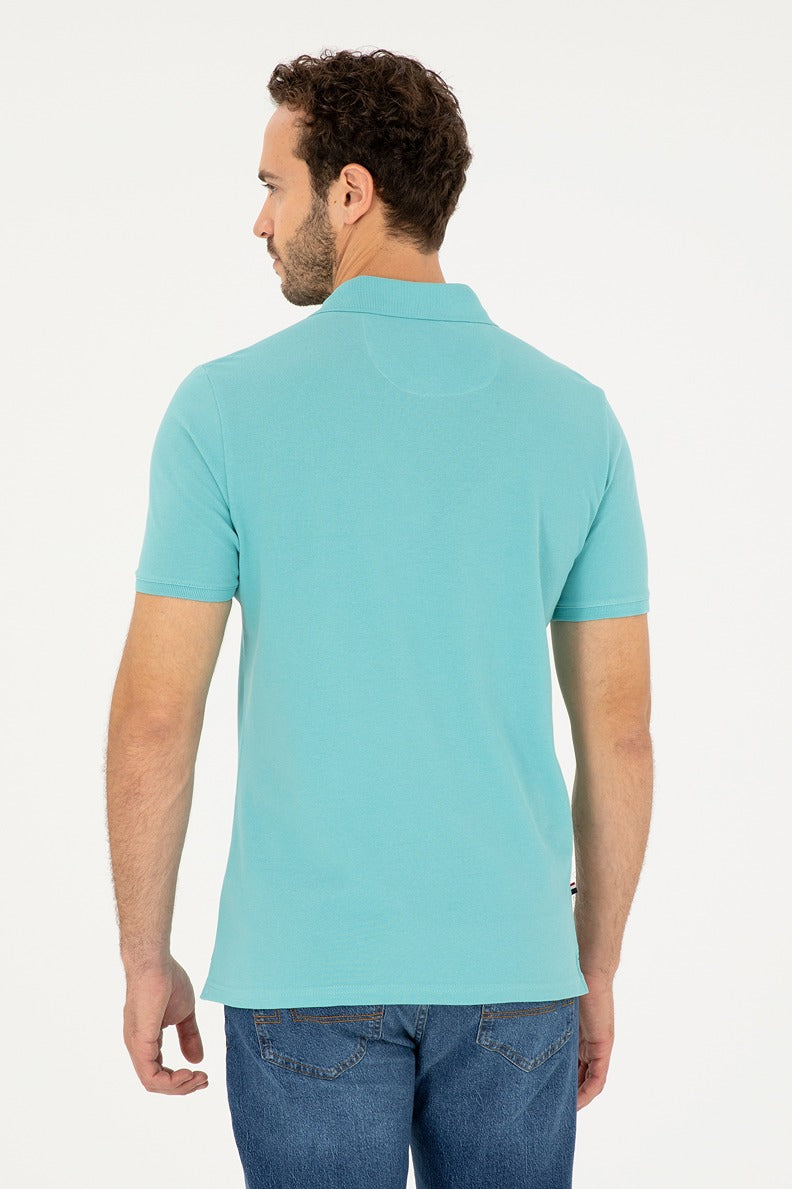 Mens Basic Polo Shirt Green