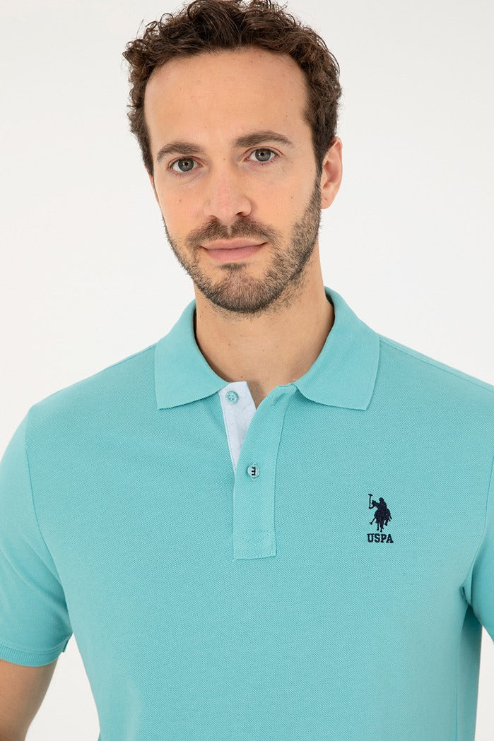 Mens Basic Polo Shirt Green