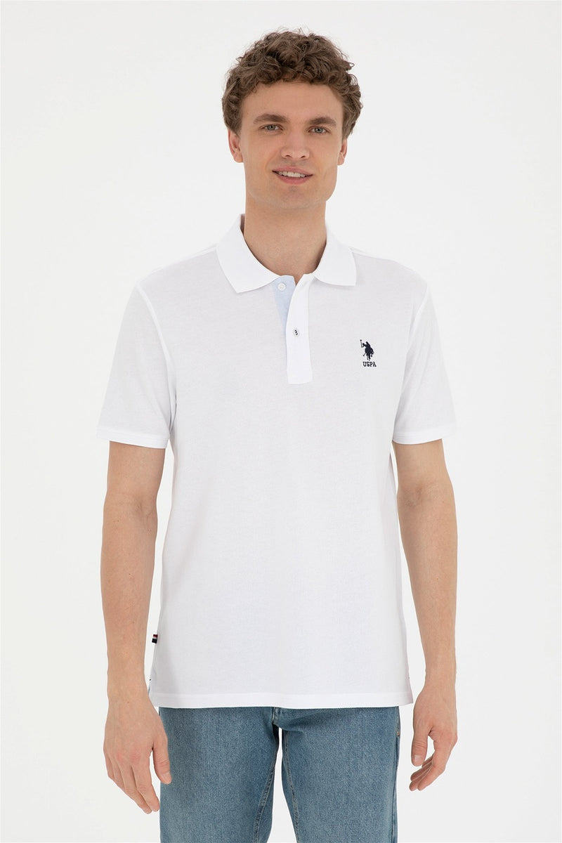 Mens Basic Polo Shirt White