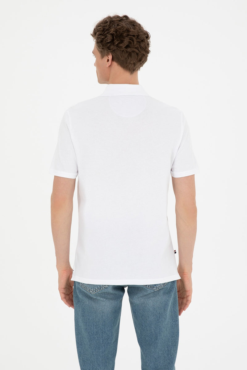 Mens Basic Polo Shirt White