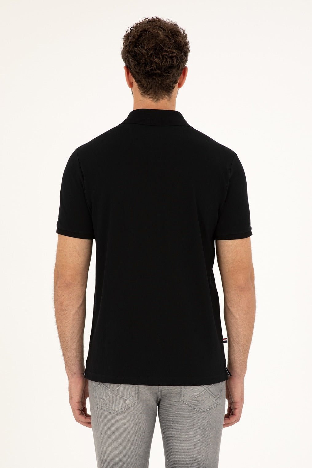 Mens Basic Polo Shirt Black