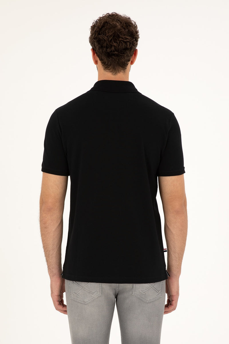 Mens Basic Polo Shirt Black