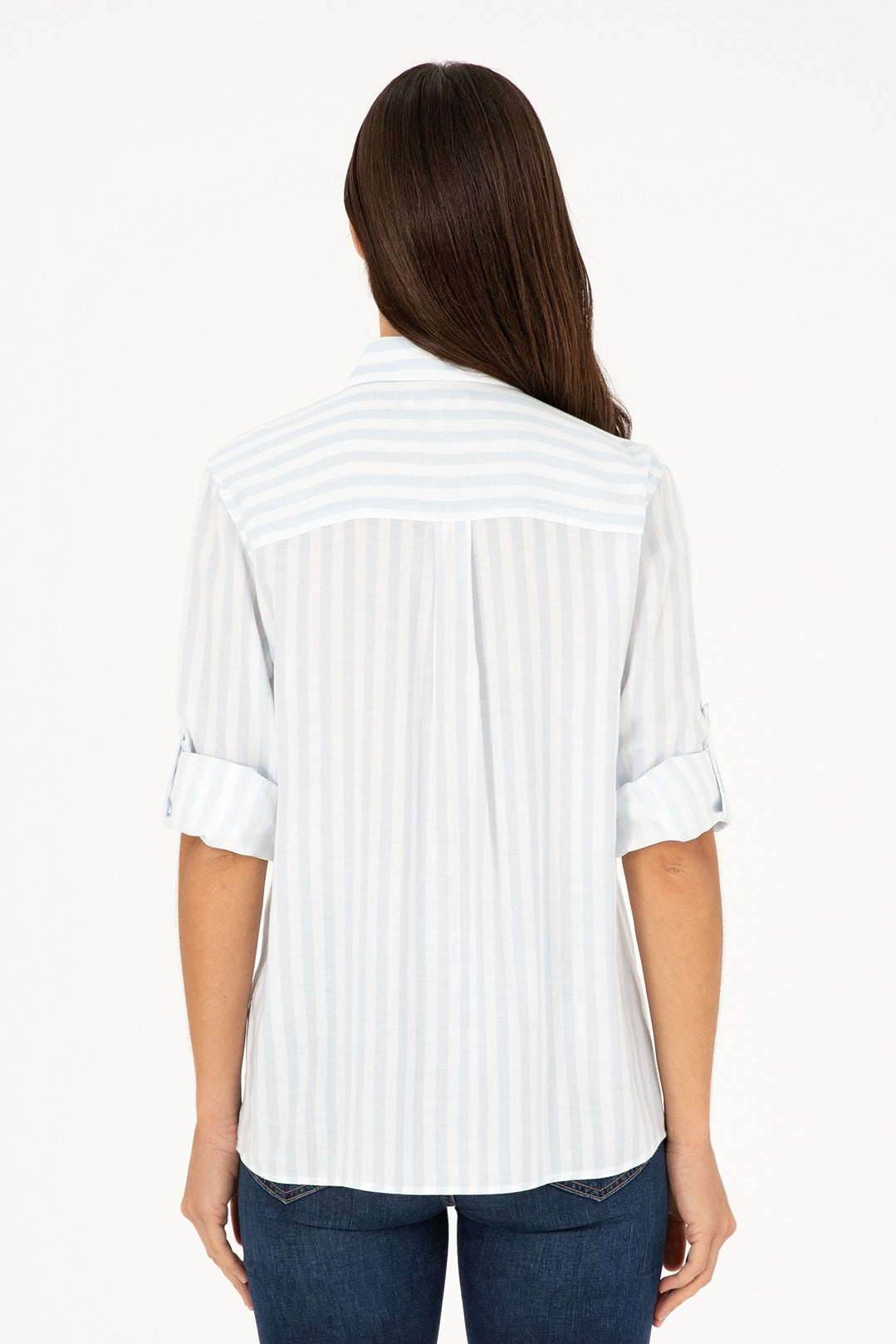 Womens Ladies Shirt Light Blue
