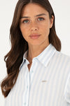 Womens Ladies Shirt Light Blue