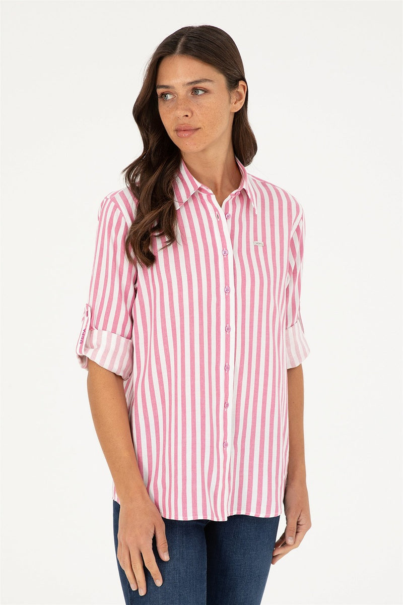 Womens Ladies Shirt Violet