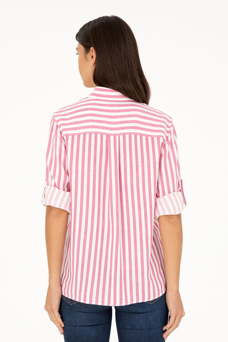 Womens Ladies Shirt Violet