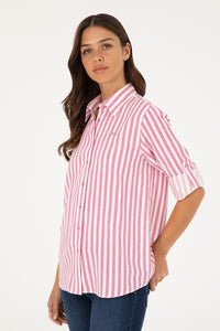Womens Ladies Shirt Violet