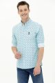 U.S. Polo Assn. Dotted Shirt for Men in Blue