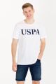 U.S. Polo Assn. Crew-Neck T-shirt for Men in White