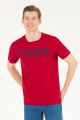 U.S. Polo Assn. Crew-Neck T-shirt for Men in Red