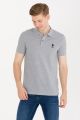 U.S. Polo Assn. Basic Slim Polo Shirt for Men in Grey