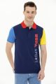 U.S. Polo Assn. Contrasting Colors Polo Shirt for Men in Navy Blue